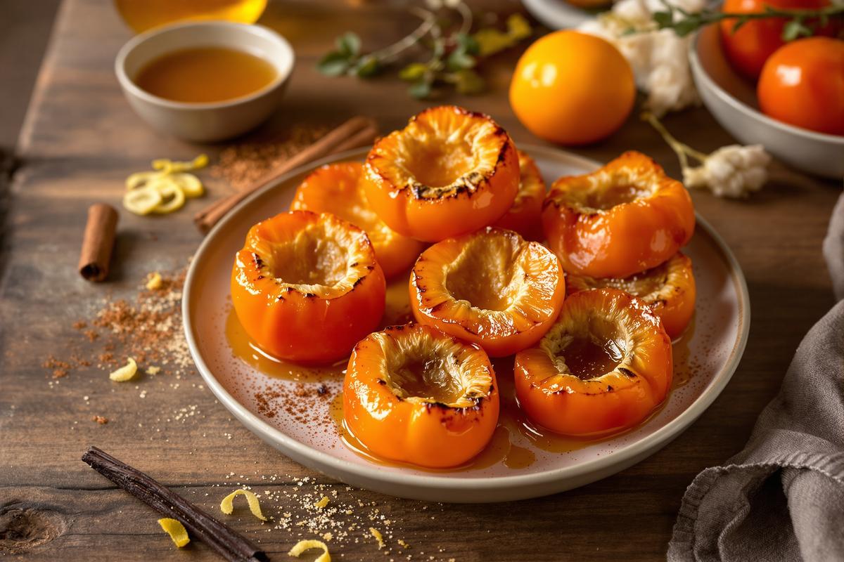 Le dessert d’automne que vous allez adorer : voici le kaki rôti de Laurent Mariotte (fondant et ultra parfumé).jpg