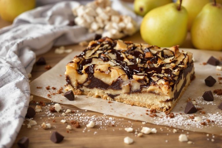 Moins sucré qu’un brownie, plus fondant qu’un cake : ce carré poire-chocolat est l’arme fatale des jours pluvieux.jpg